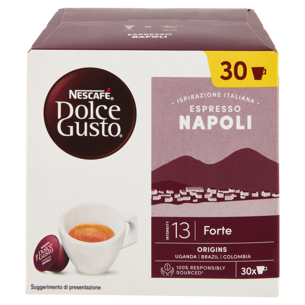 Nestle Nescafe Dolce Gusto Espresso Napoli Cialde caffè 30 pezzo(i