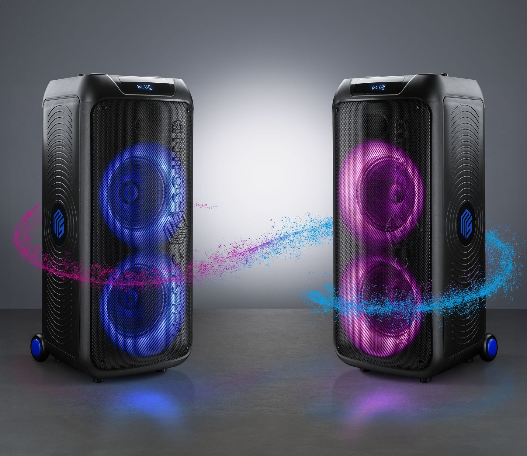Music Sound Sound Box Cassa speaker con 110W di potenza e luci RGB