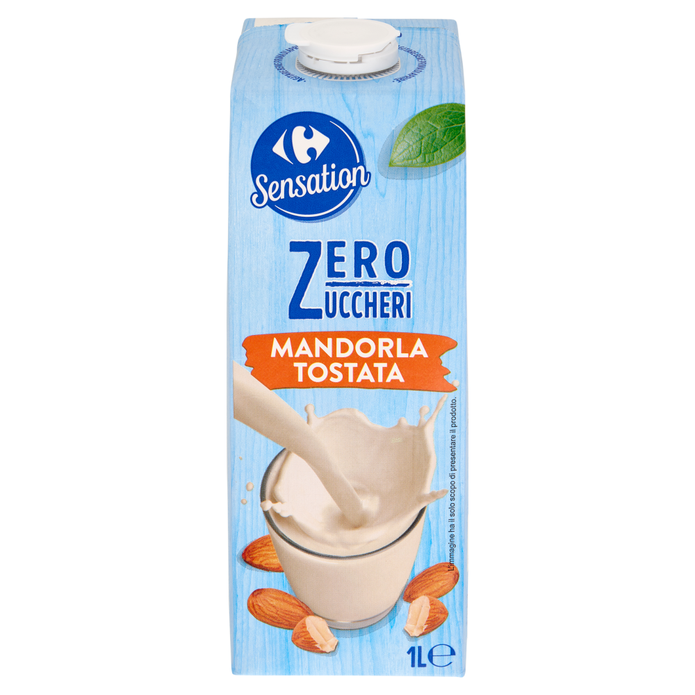 Carrefour Sensation Zero Zuccheri Mandorla Tostata 1 L