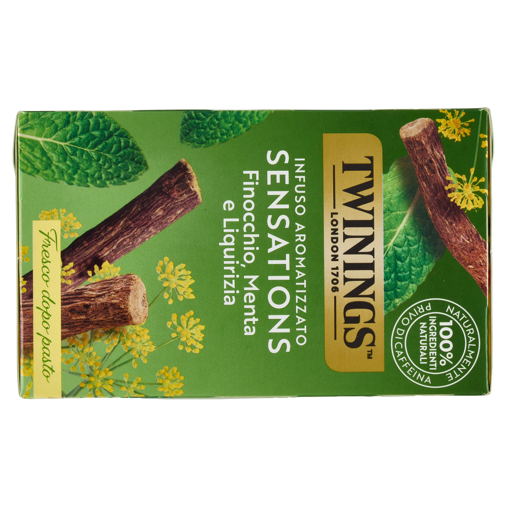Twinings Finocchio, Menta e Liquirizia Infuso Sensations 20 filtri 40 g