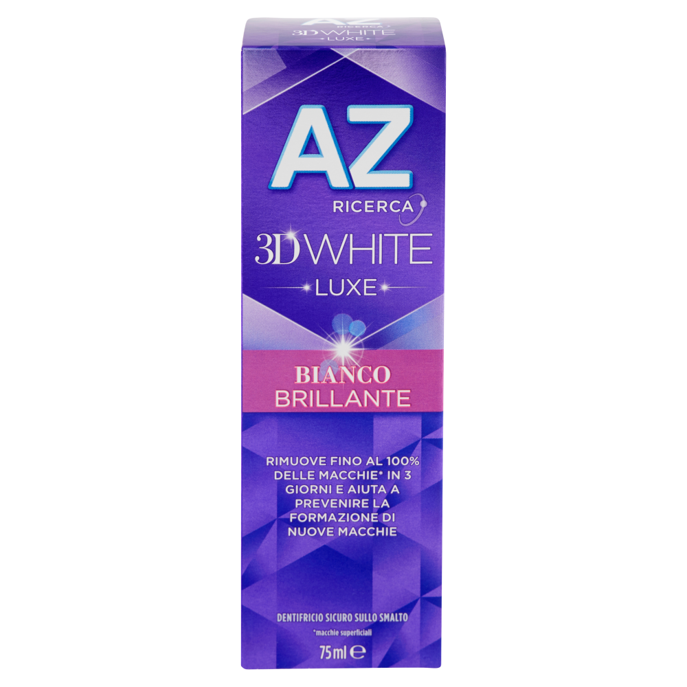 AZ Ricerca Dentifricio 3D White Luxe Bianco Brillante 75 ml