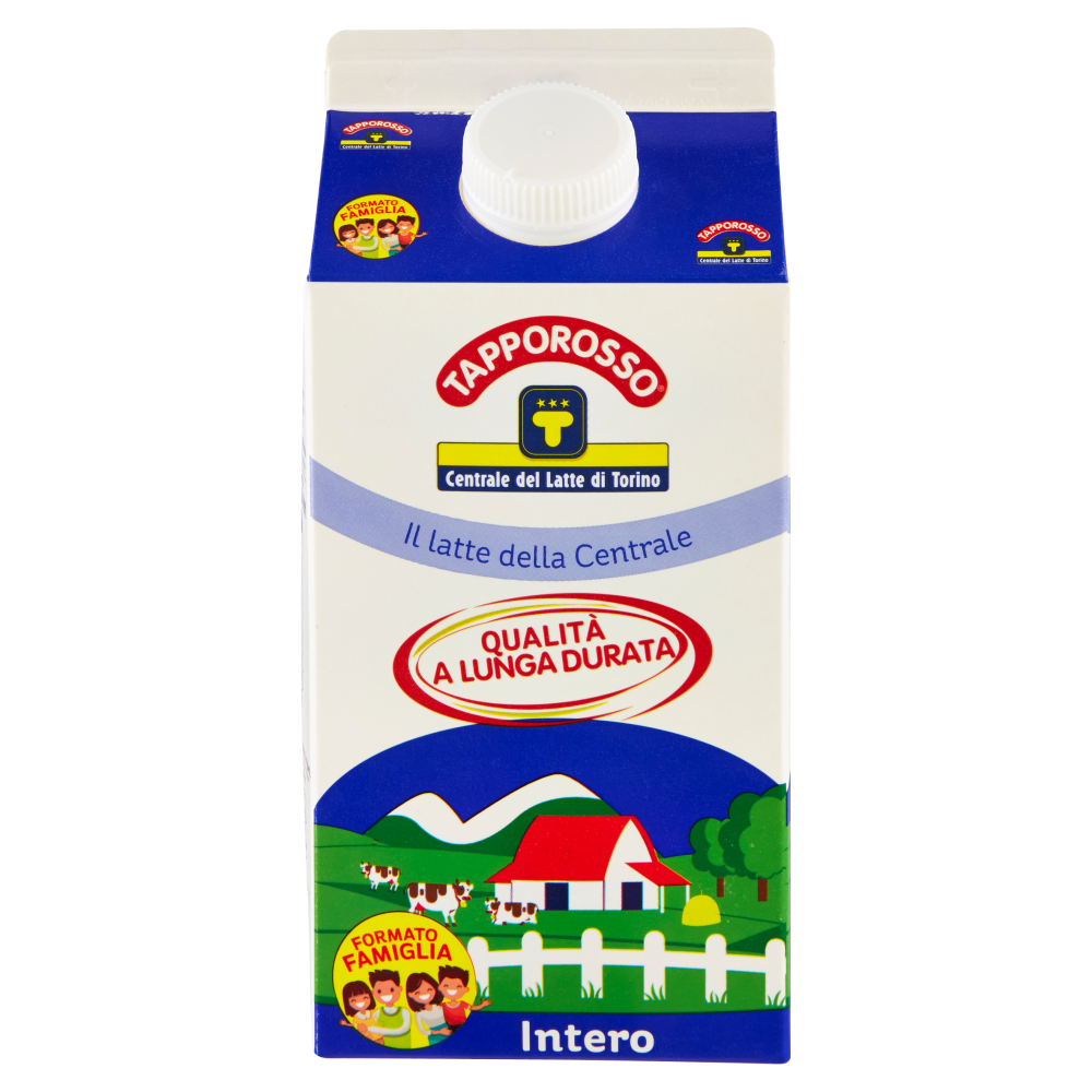 Centrale del Latte di Torino Tapporosso Qualit&agrave; a Lunga Durata Intero 1,5 litri