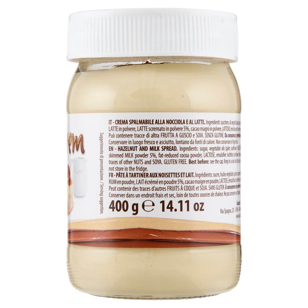 Socado DolCrem Crema al Latte e Nocciola 400 g