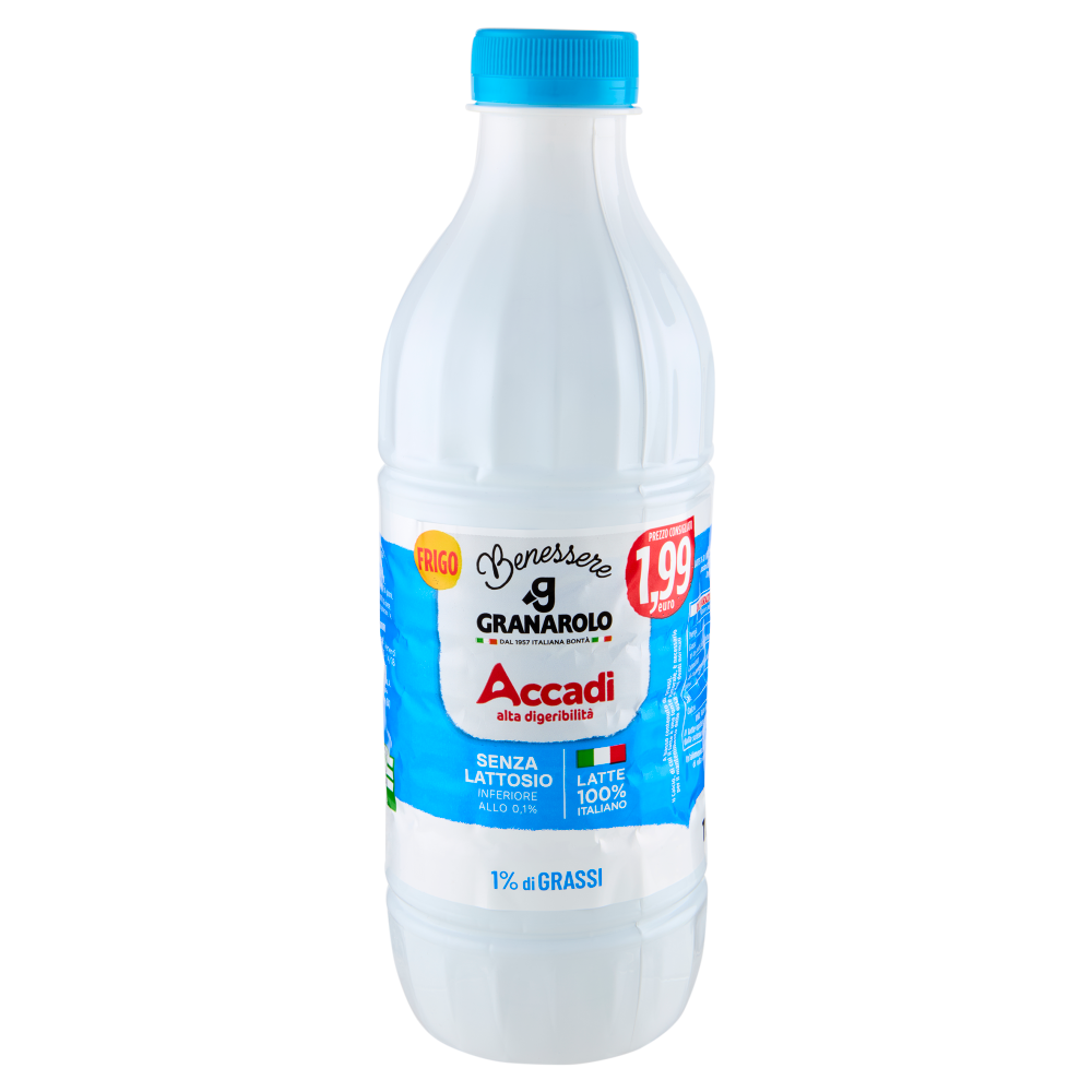 Granarolo Benessere Accad&igrave; Senza Lattosio 1% di Grassi 1 L