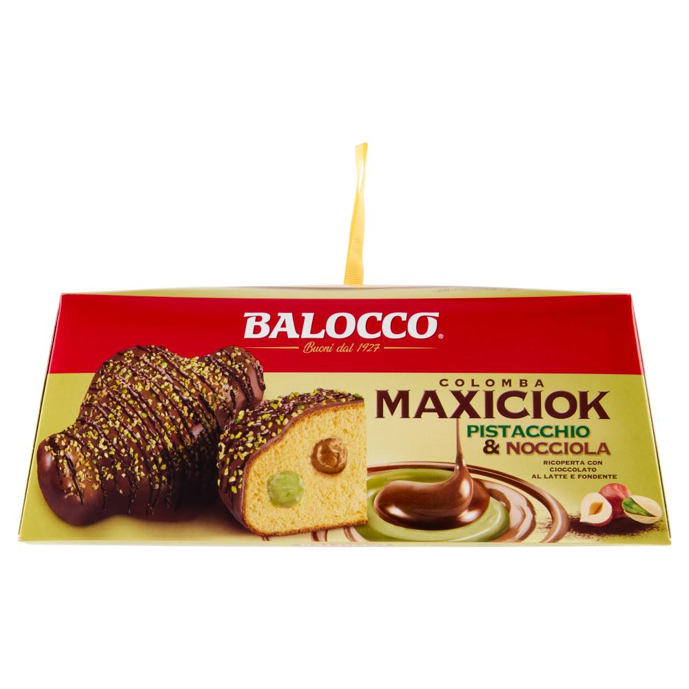 Balocco Colomba Maxiciok Pistacchio & Nocciola 750 g