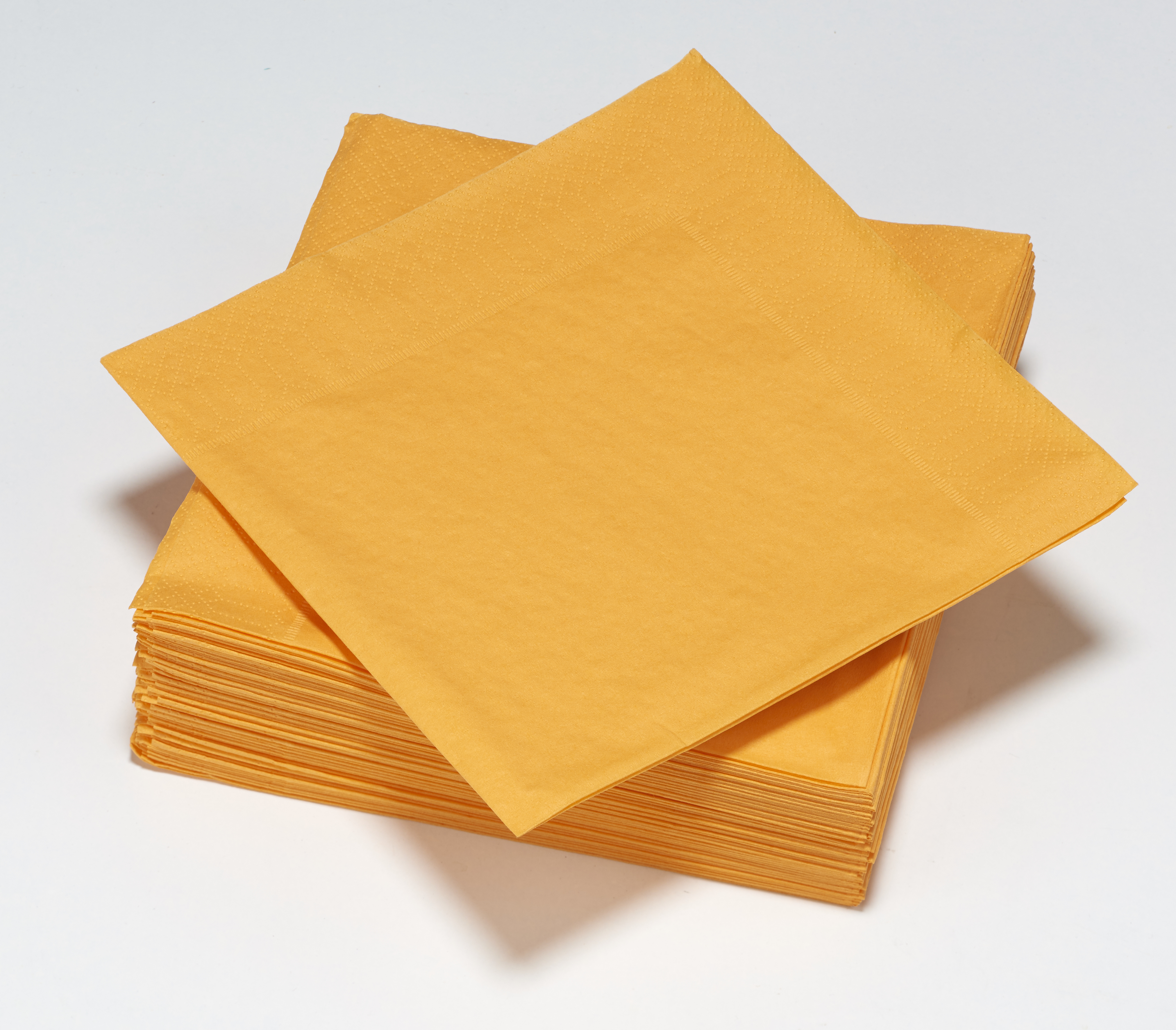 Le Nappage 50 tovaglioli in ovatta 25x25cm 3veli Arancio FSC