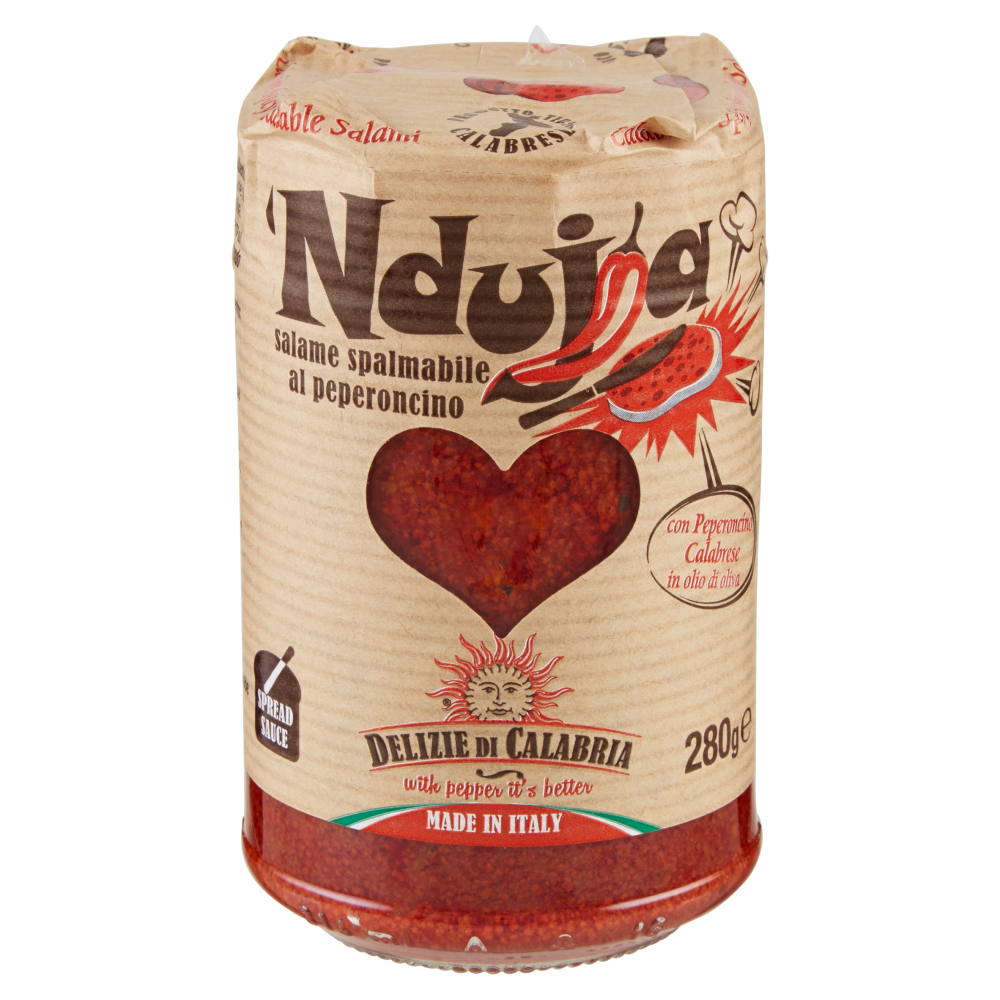 Delizie di Calabria Nduja salame spalmabile al peperoncino 280 g