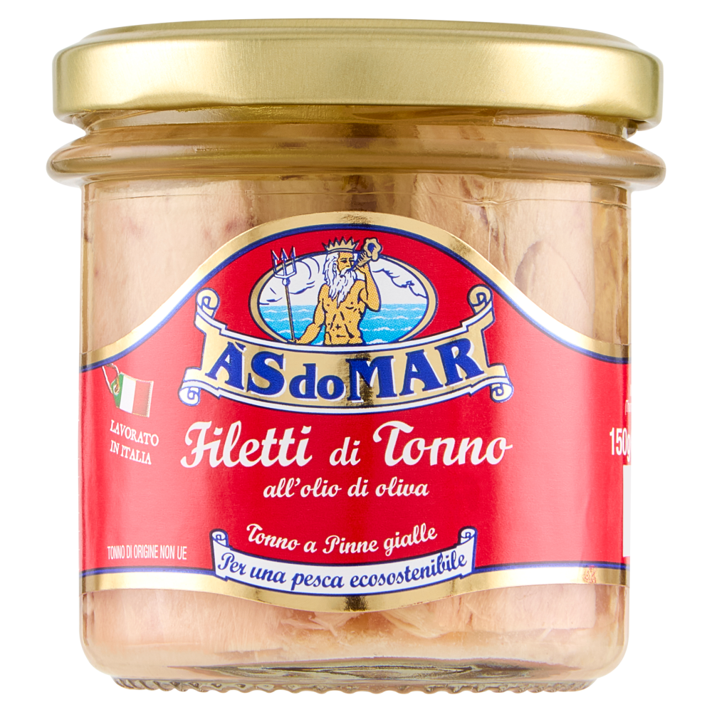 Asdomar Filetti di Tonno all'olio di oliva 150 g
