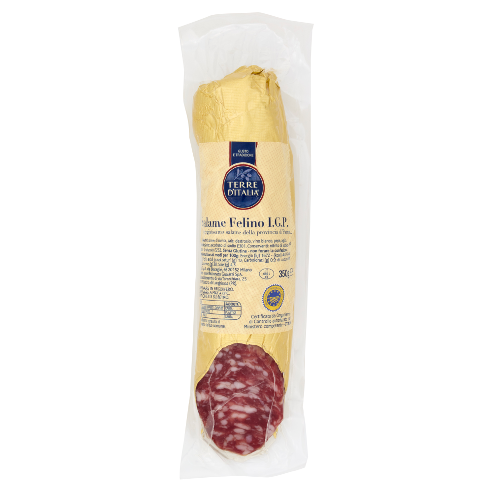 Terre d'Italia Salame Felino I.G.P. 350 g