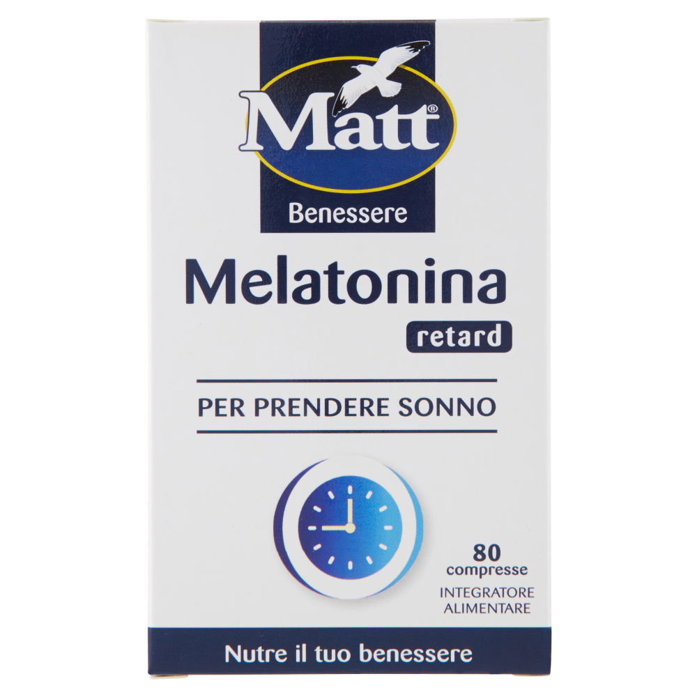 Matt Benessere Melatonina retard 80 compresse 6,8 g