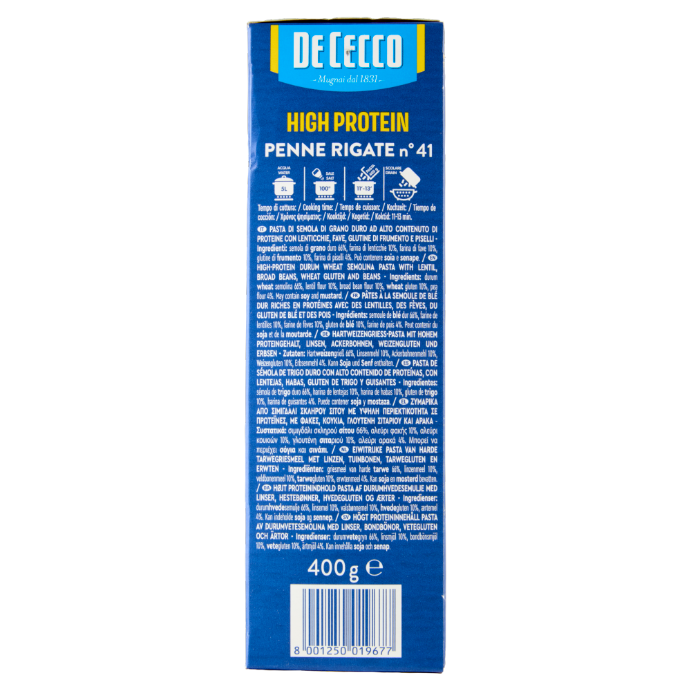 De Cecco High Protein Penne Rigate n° 41 400 g