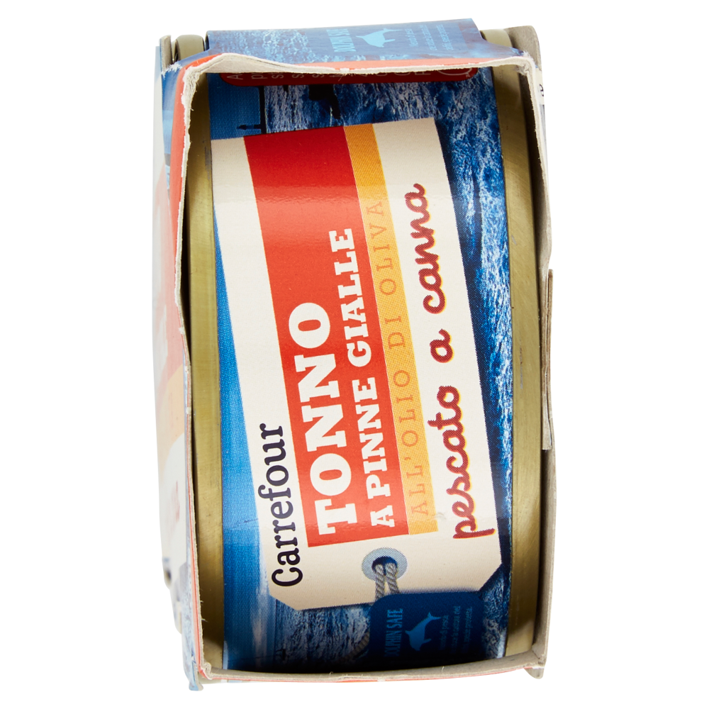 Carrefour Tonno a Pinne Gialle all'Olio di Oliva pescato a canna 3 x 80 g