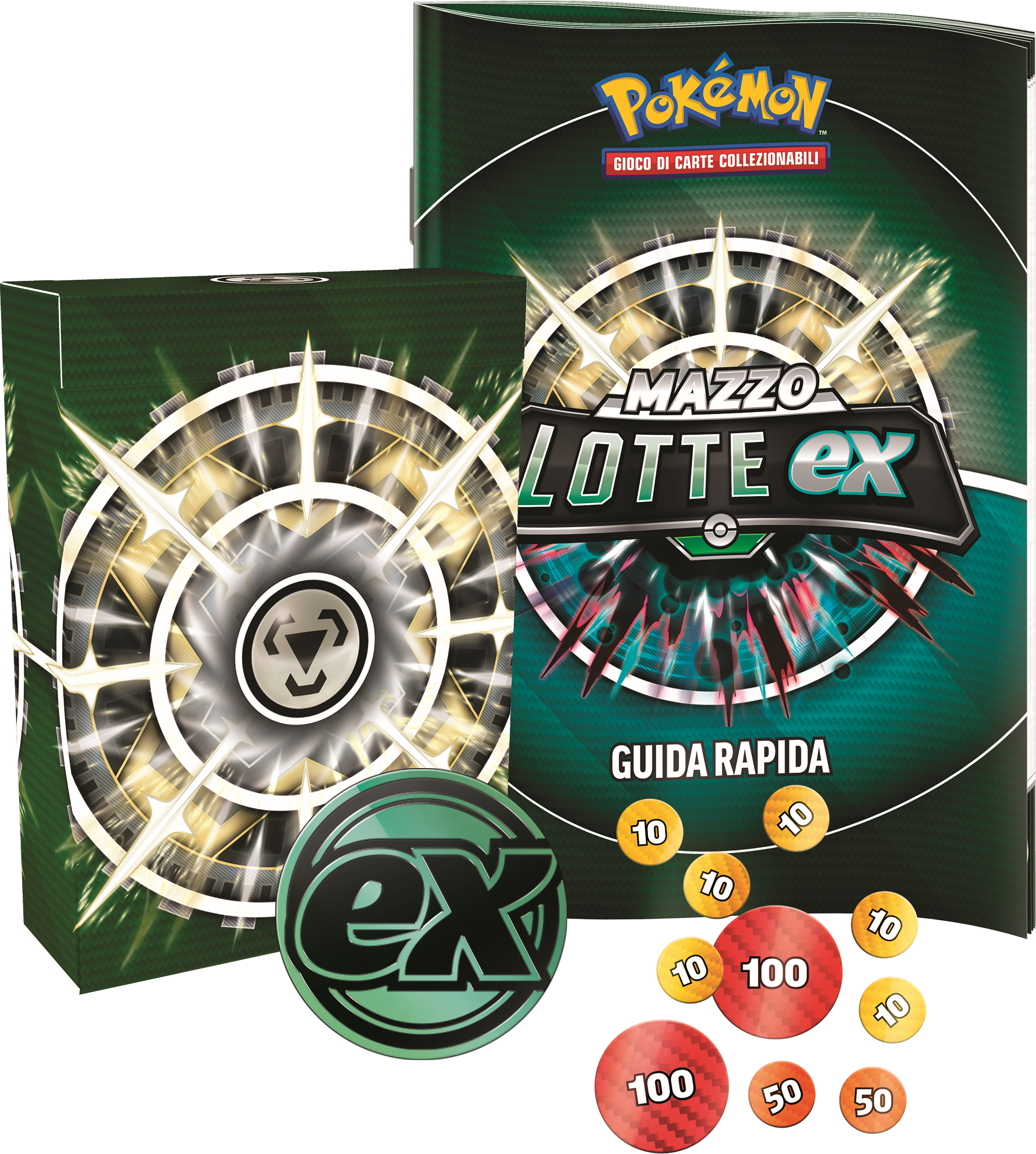 Pok&eacute;mon Pokemon Mazzo Lotte EX Melmetal e Houndoom (IT)
