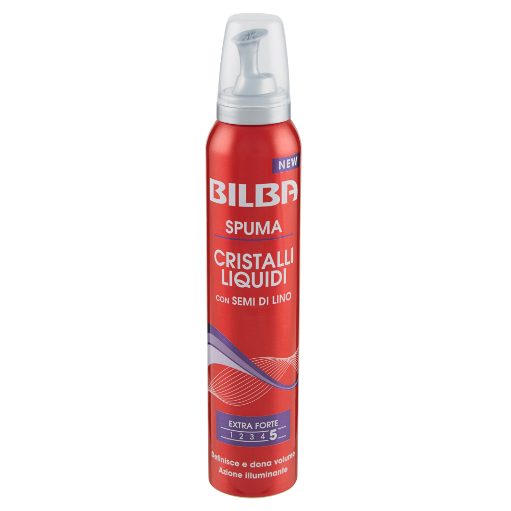 Bilba Spuma Cristalli Liquidi con Semi di Lino 200 ml