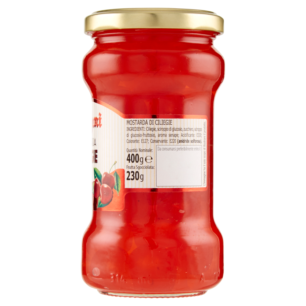 Vergani Mostarda Ciliegie 400 g