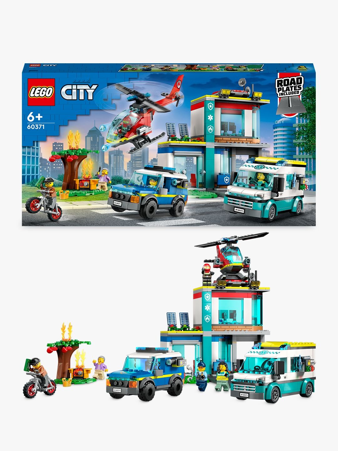 LEGO City Quartier generale veicoli d&rsquo;emergenza