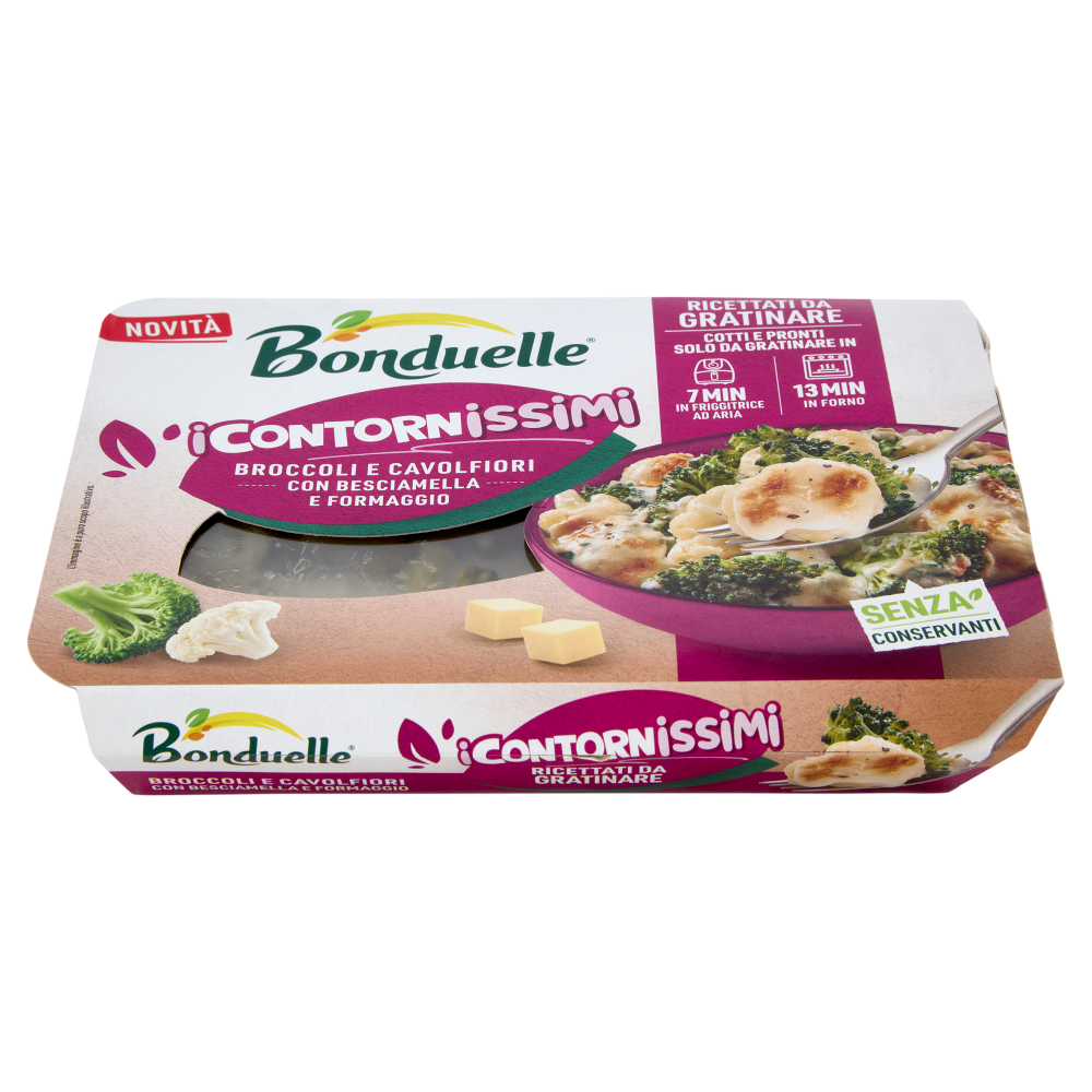 Bonduelle i Contornissimi Ricettati da Gratinare Broccoli e Cavolfiori 220 g
