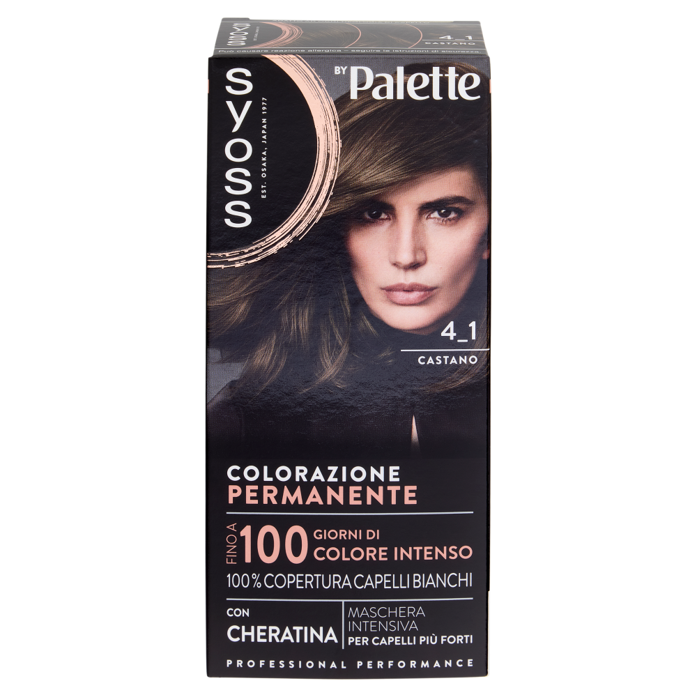 Syoss By Palette Colorazione Permanente 4_1 Castano