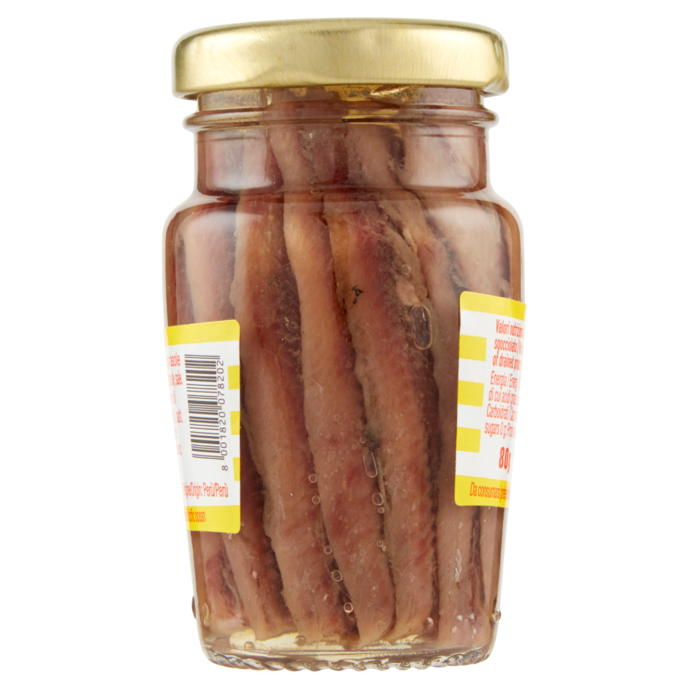 Capri Filetti di Acciughe all'Olio di Girasole 80 g