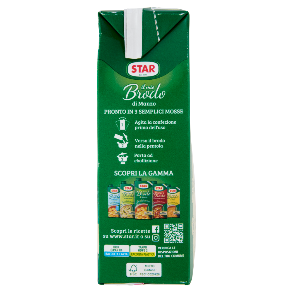 Star il mio Brodo di Manzo 500 ml