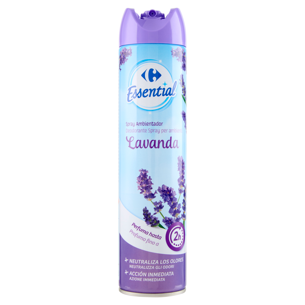 Carrefour Essential Deodorante Spray per ambienti Lavanda 300 ml