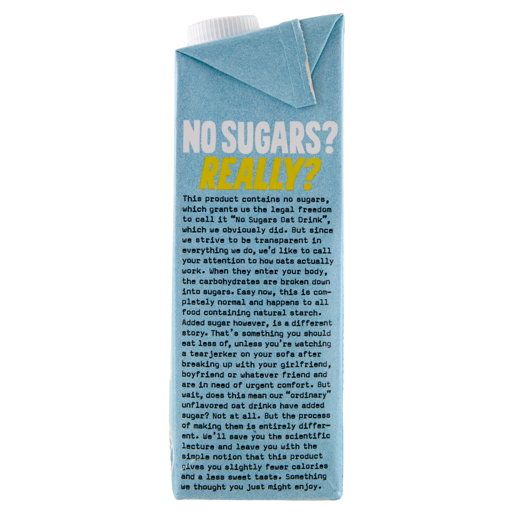 Oatly! "No" Sugars Avena 1 L