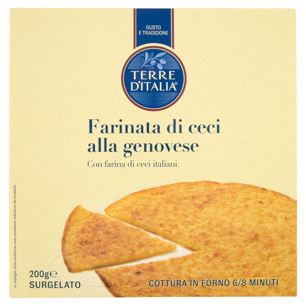 Terre d'Italia Farinata di ceci alla genovese Surgelato 200 g