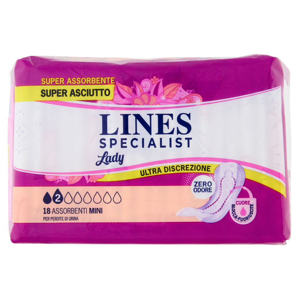 Lines Specialist Lady Assorbenti Mini 18 pz