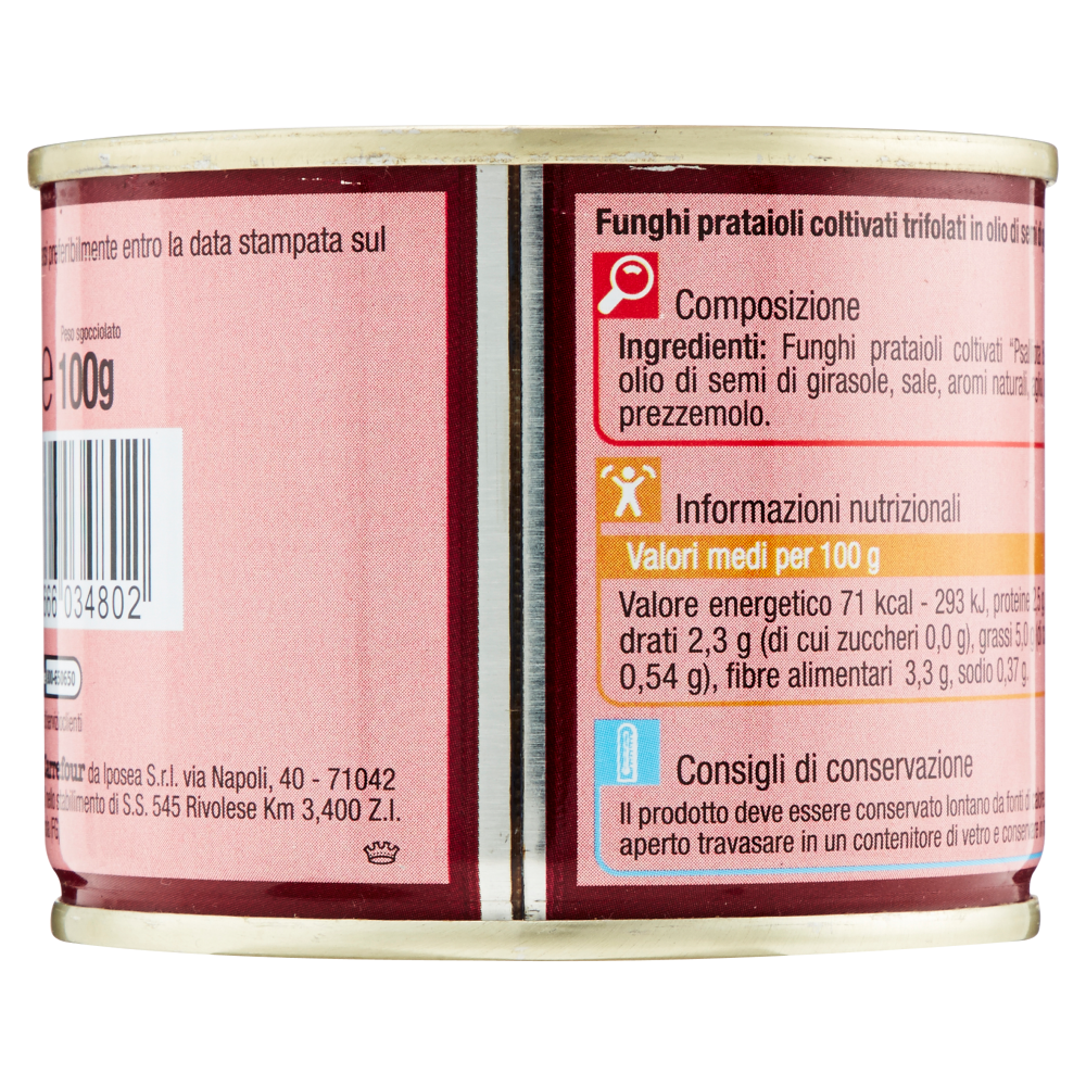Carrefour Specialità Funghi trifolati in olio di semi di girasole 180 g