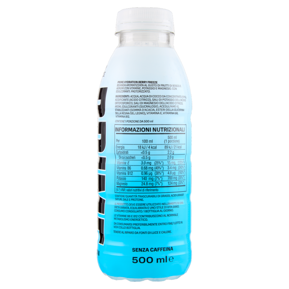 Prime Hydration Berry Freeze Flavour 500 ml