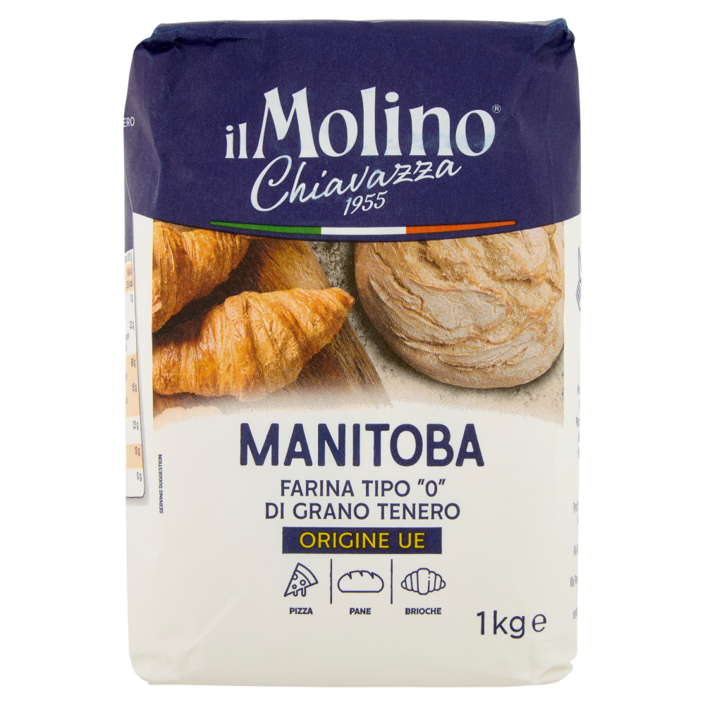 il Molino Chiavazza Manitoba Farina Tipo "0" di Grano Tenero 1 kg