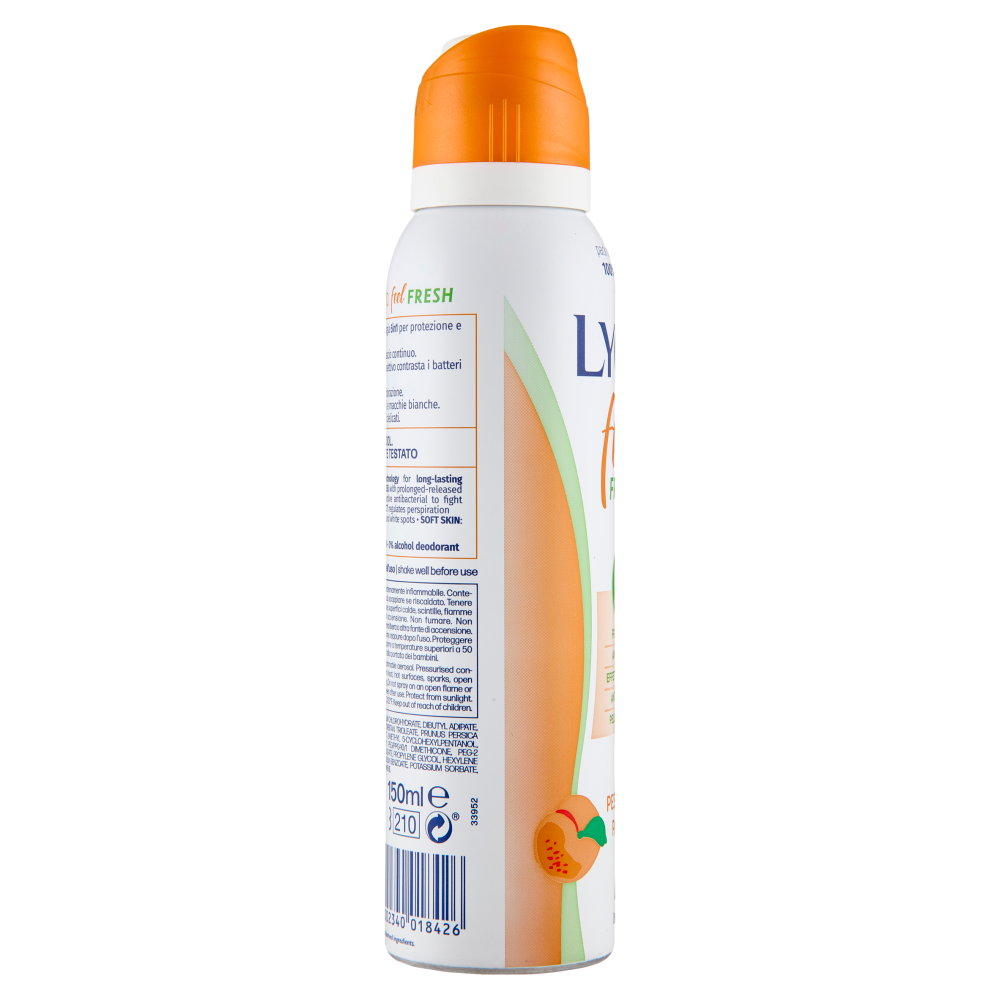 Lycia feel Fresh Pesca & Papaya deo spray 150 ml