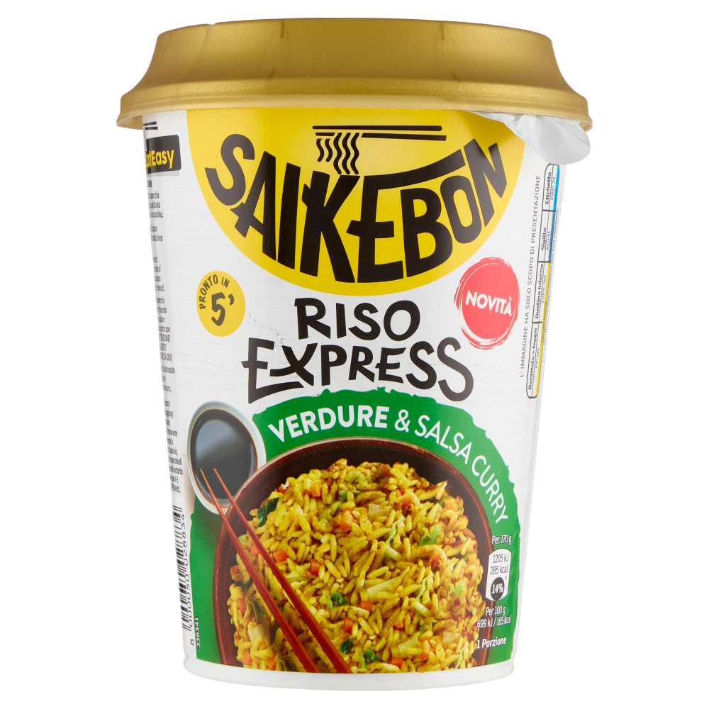 Saikebon Riso Express Verdure & Salsa Curry 83 g