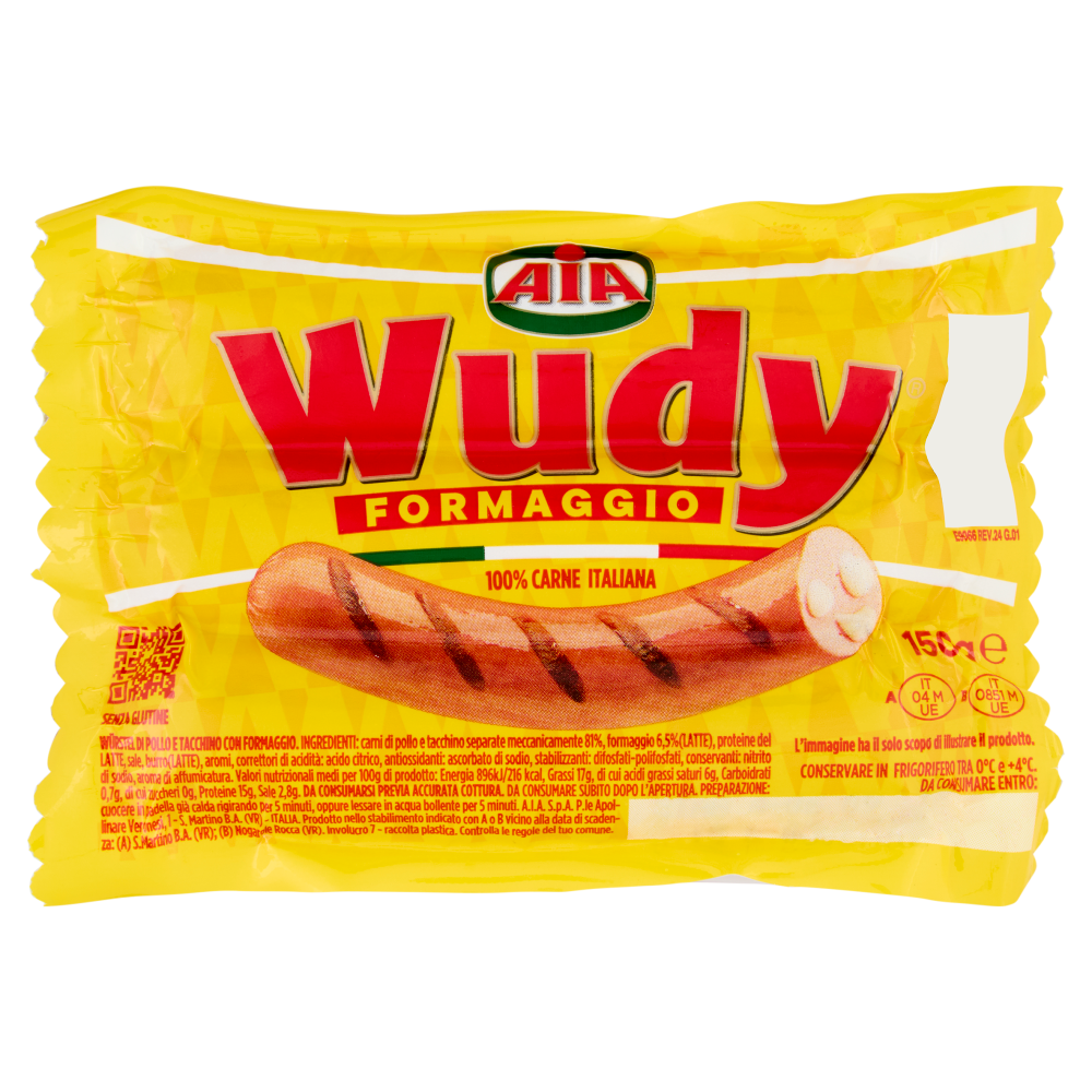 Aia Wudy Formaggio 150 g