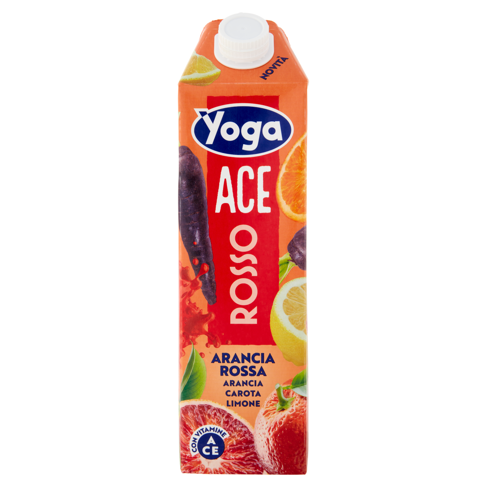 Yoga ACE Rosso Arancia Rossa Arancia Carota Limone 1000 ml