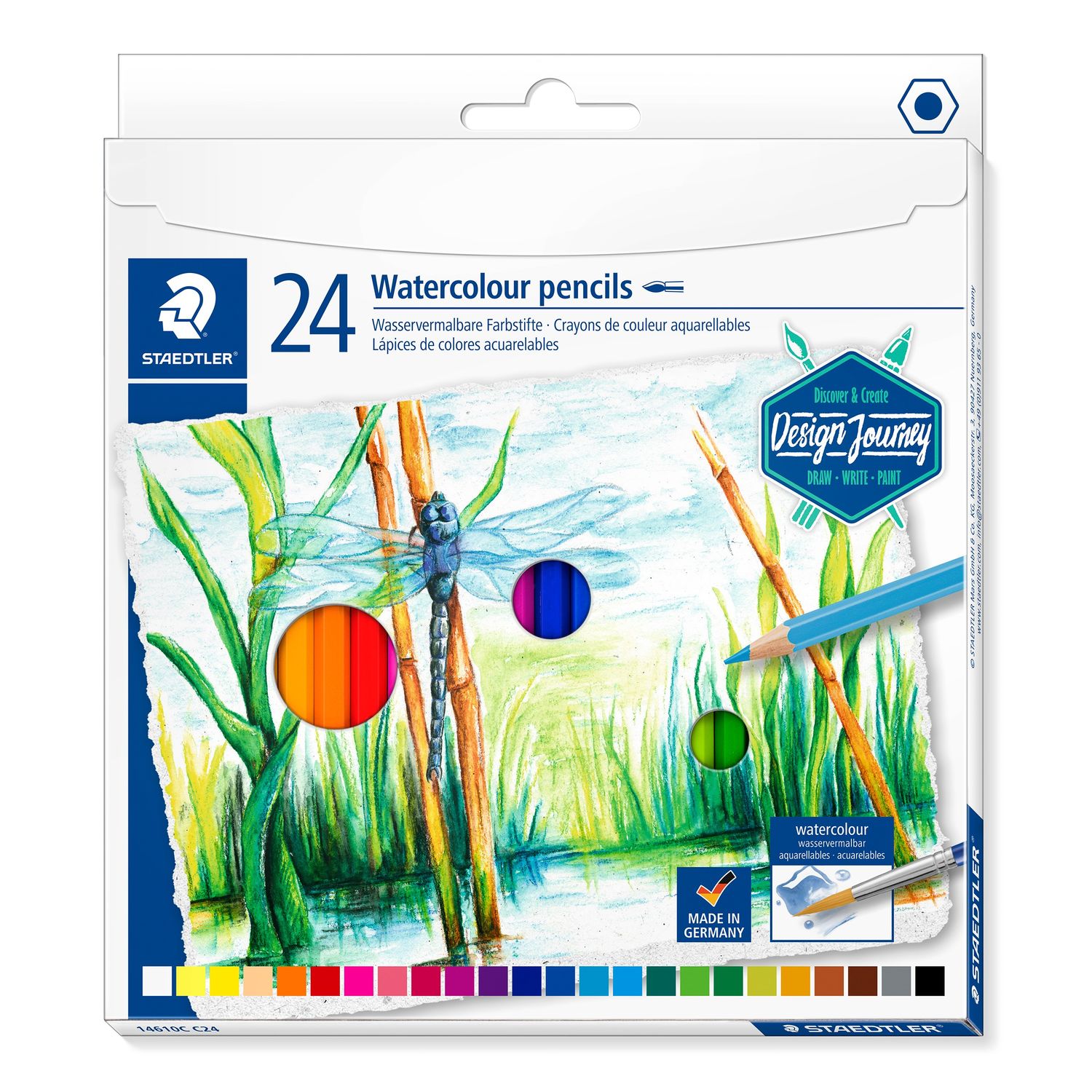 Staedtler 14610C C24 pastello colorato Multicolore 24 pz