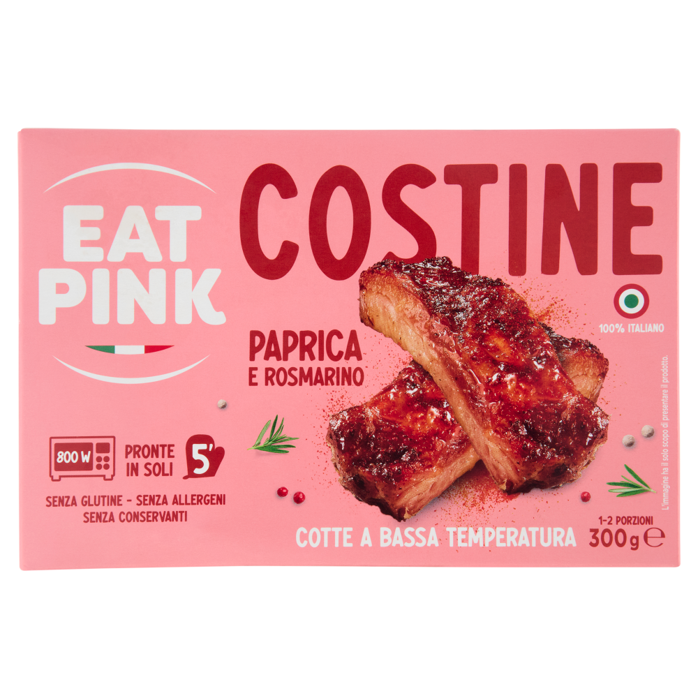 Eat Pink Costine Paprica e Rosmarino 300 g