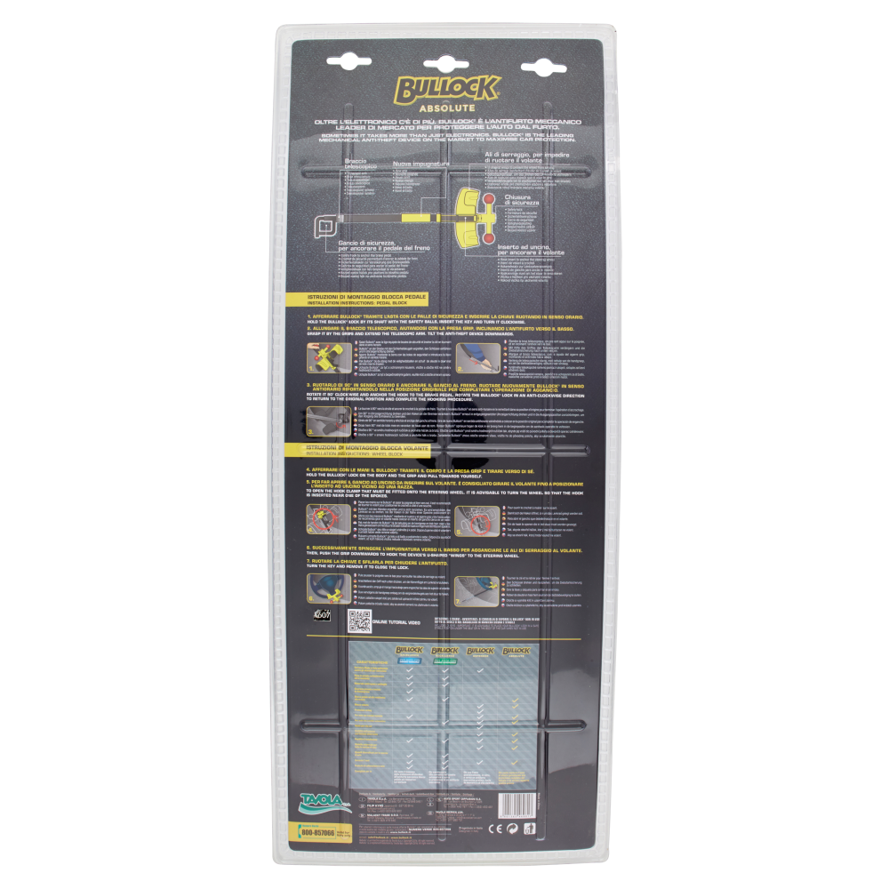 Bullock Absolute Blocca Volante e Pedali Universale