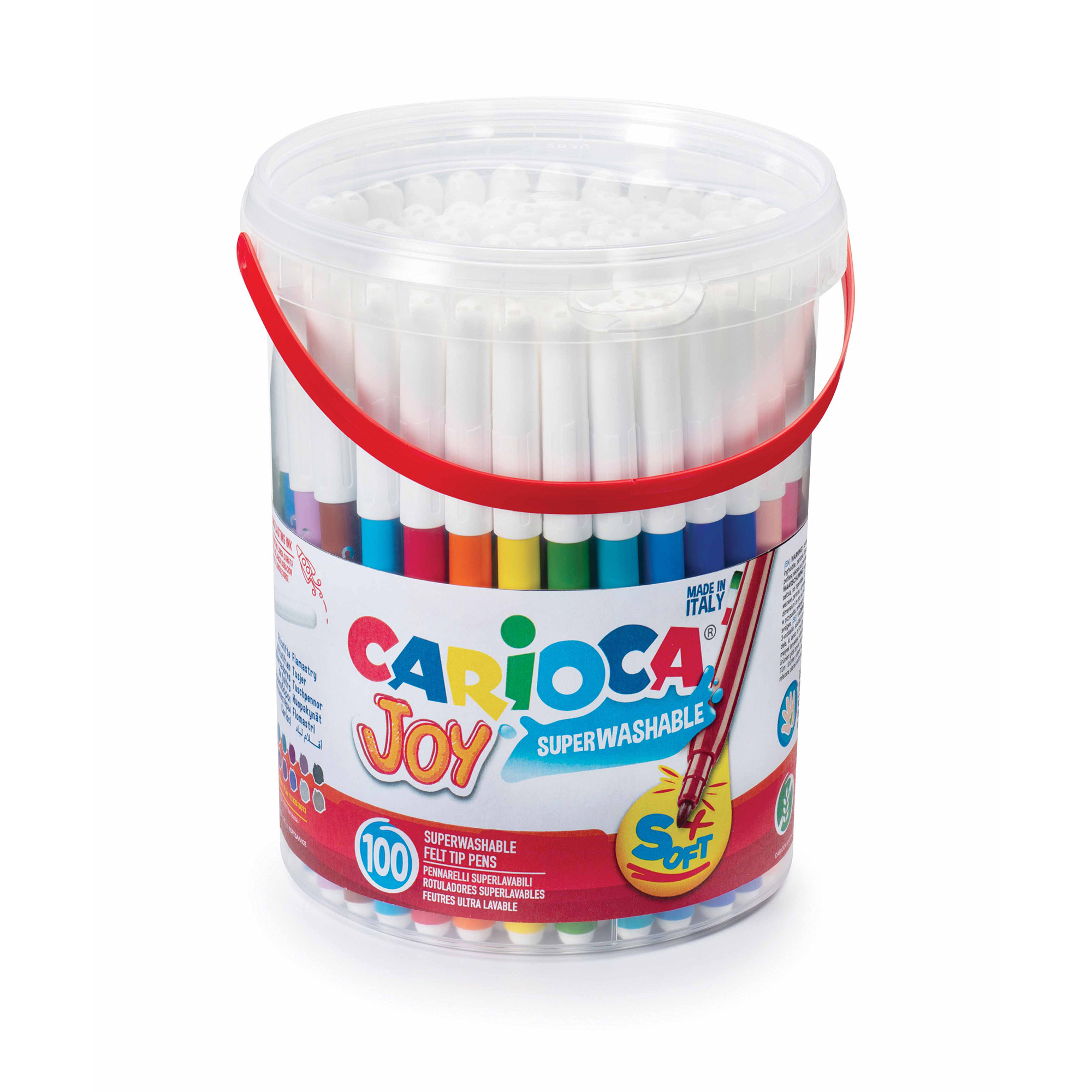 Carioca Joy Jar 100pcs Felt Tip Pens
