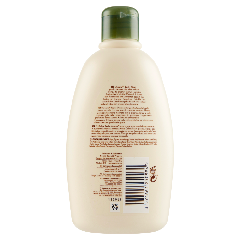 Aveeno Daily Moisturising body wash 500 ml