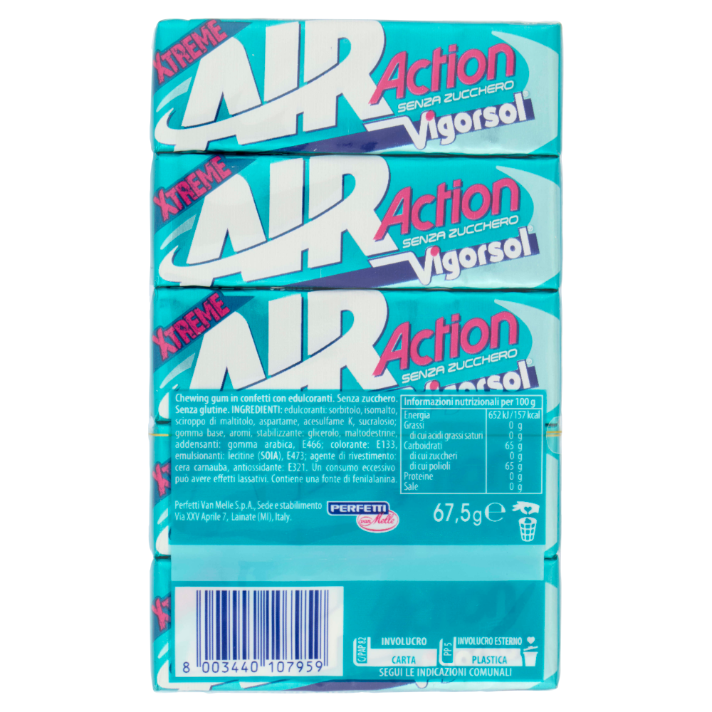 Vigorsol Air Action Xtreme 5 Packs 67,5 g