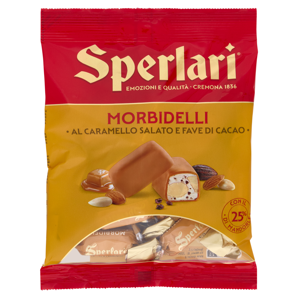 Sperlari Morbidelli al Caramello Salato e Fave di Cacao 117 g