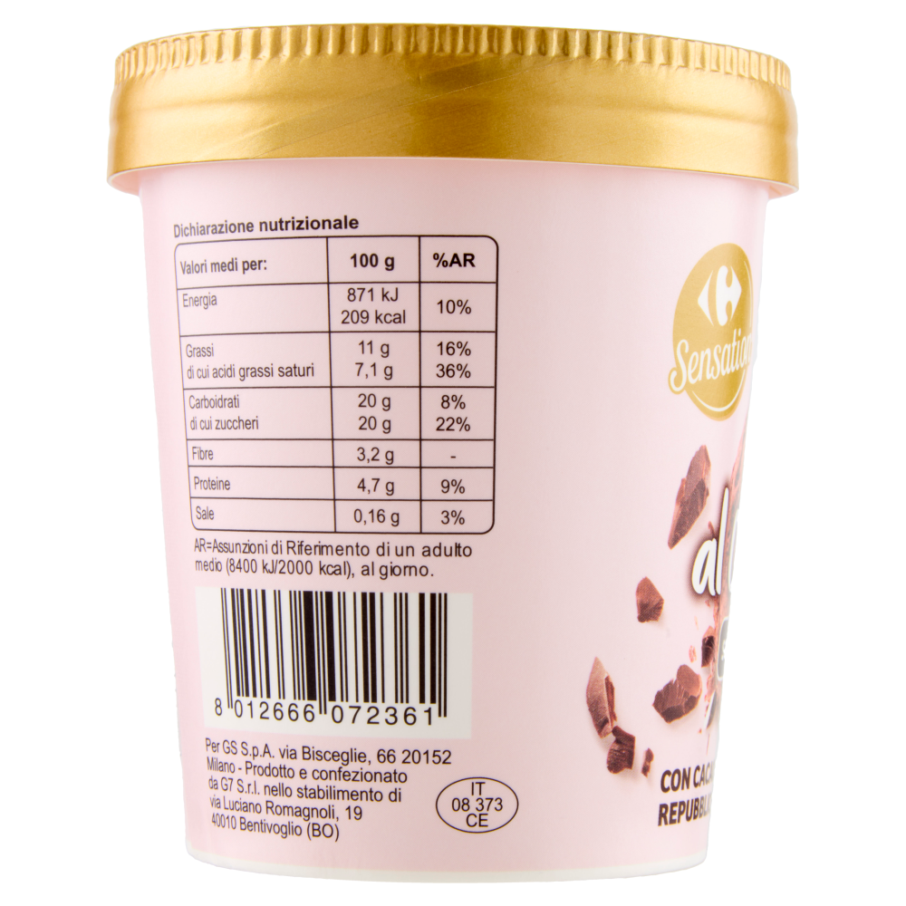 Carrefour Sensation Gelato al Cioccolato 300 g
