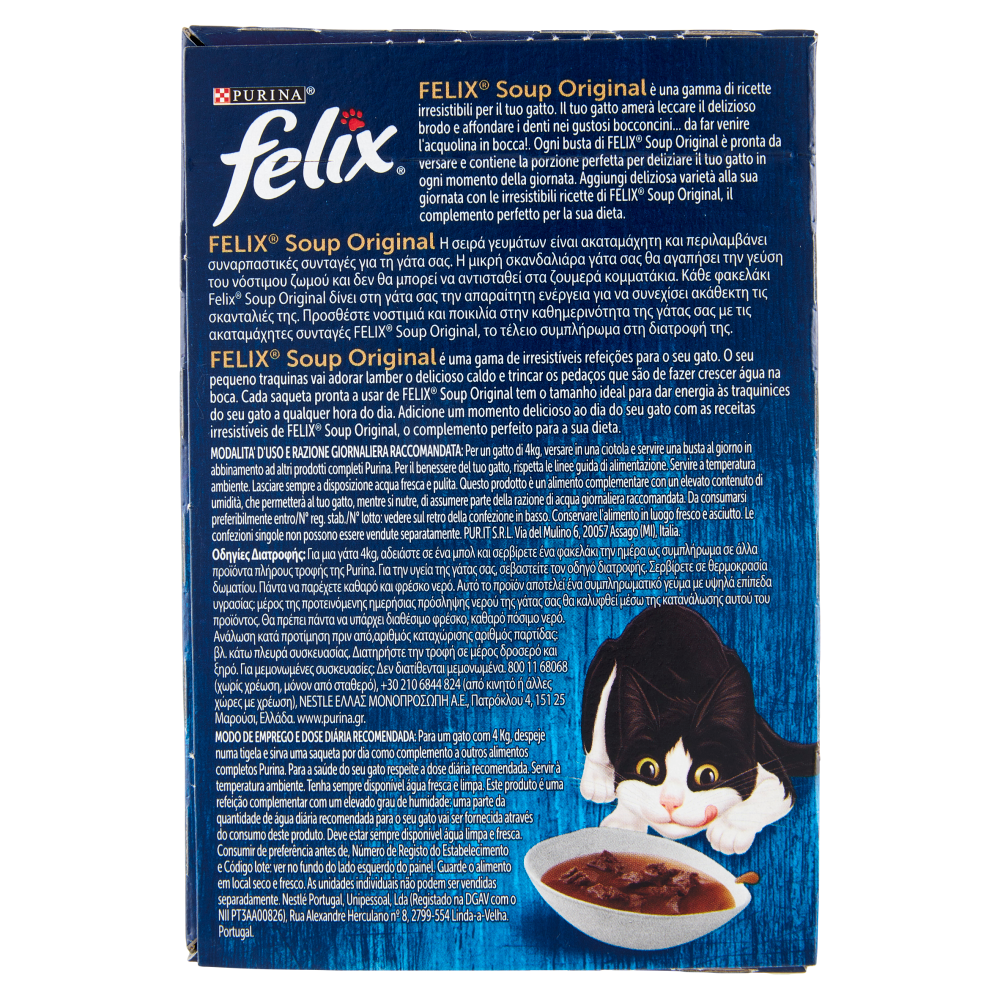 FELIX Soup Original (Manzo, Pollo, Agnello) 6 x 48 g
