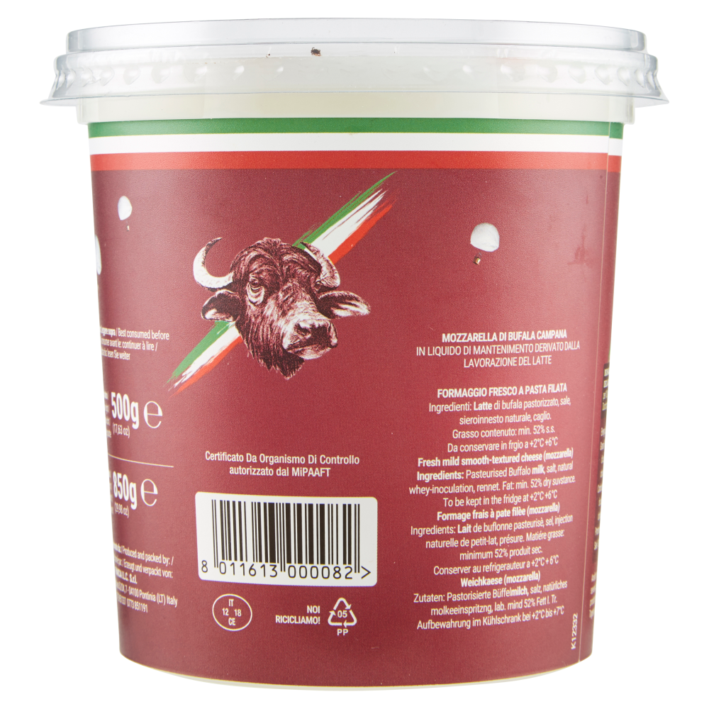 Francia Mozzarella di Bufala Campana Dop 500 g