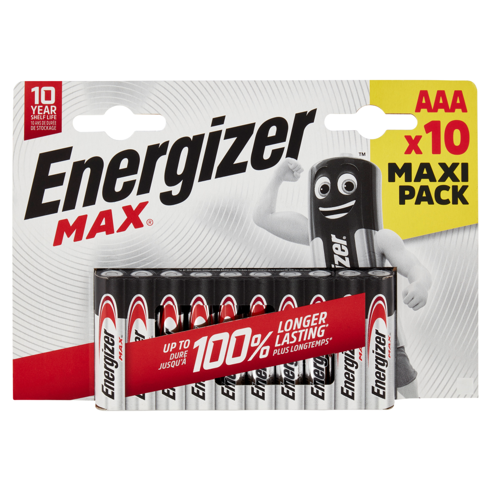 Energizer Max AAA 10 pz