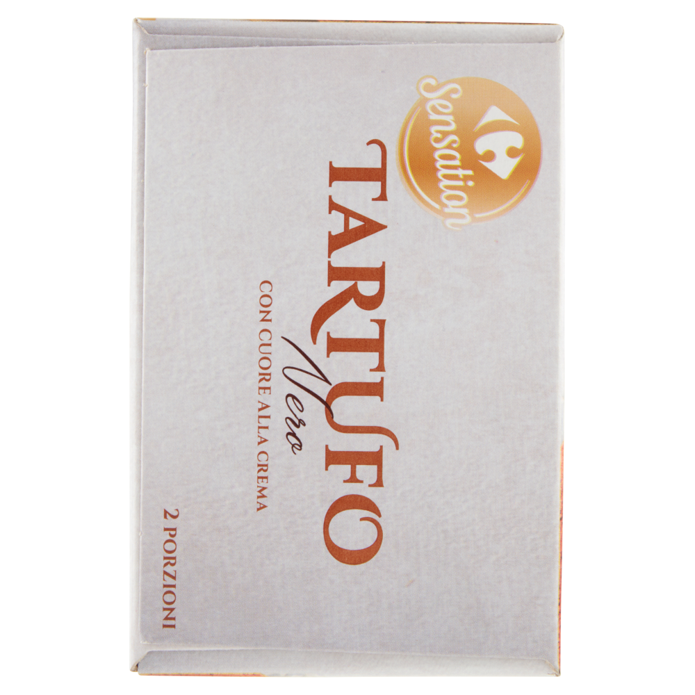 Carrefour Sensation Tartufo Nero con Cuore alla Crema 2 x 80 g