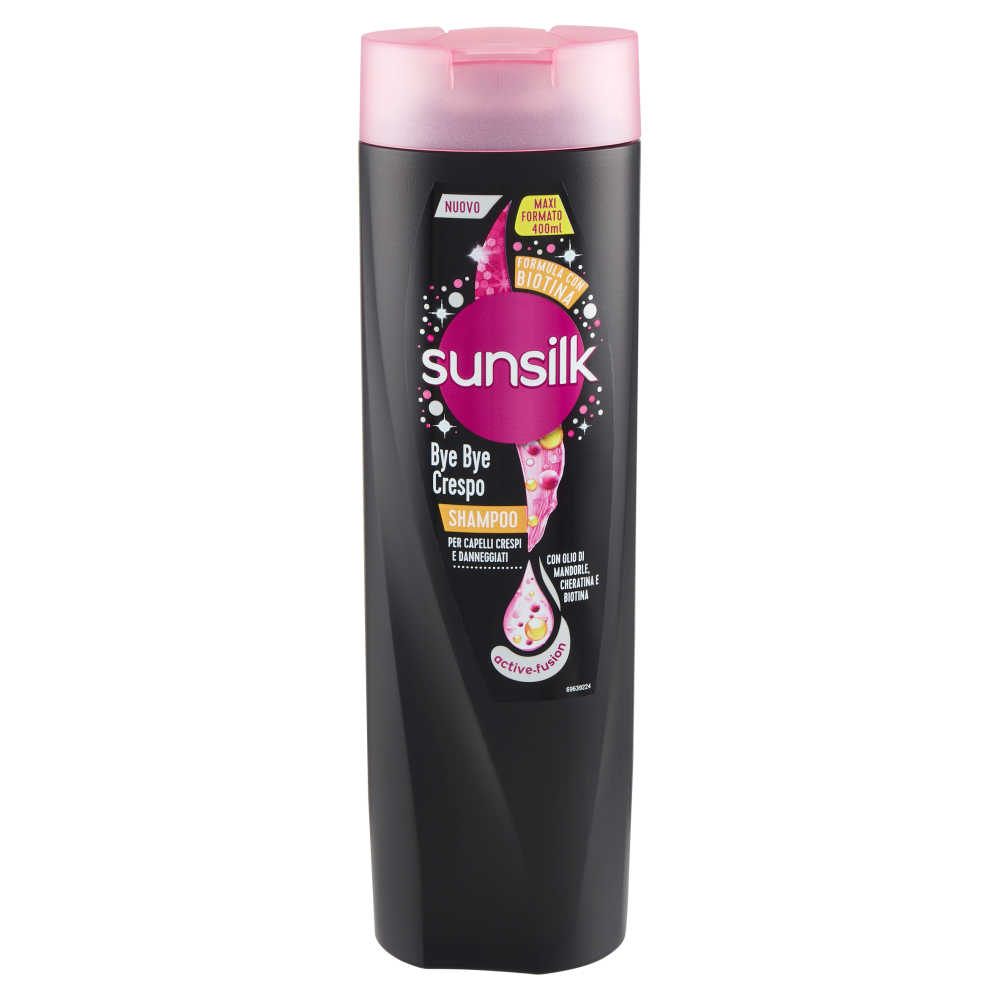 sunsilk Bye Bye Crespo Shampoo per Capelli Crespi e Danneggiati 400 mL