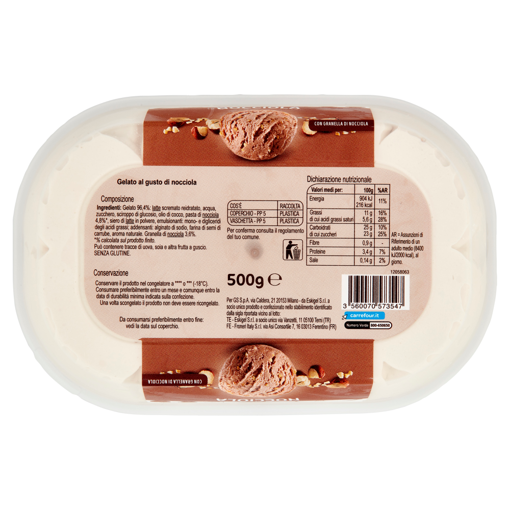Carrefour Classic Nocciola 500 g