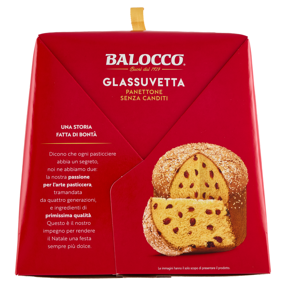 Balocco Glassuvetta Panettone Senza Canditi 750 g